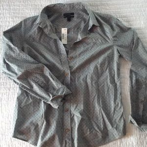 J crew perfect fit long sleeve button down